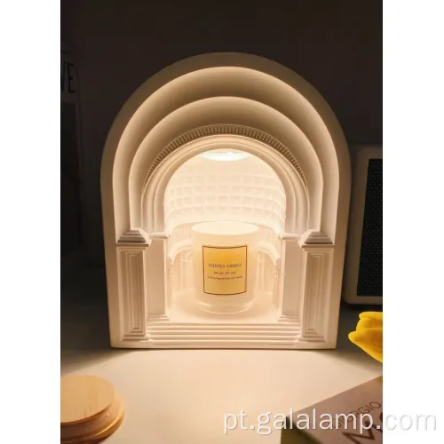 Lâmpada de cabeceira com aromaterapia com cera derretida